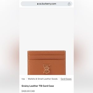 Burberry card holder